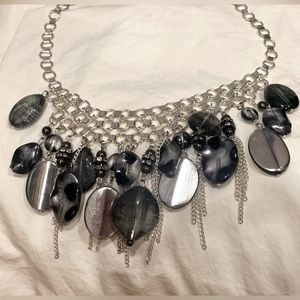Chunky beaded necklace